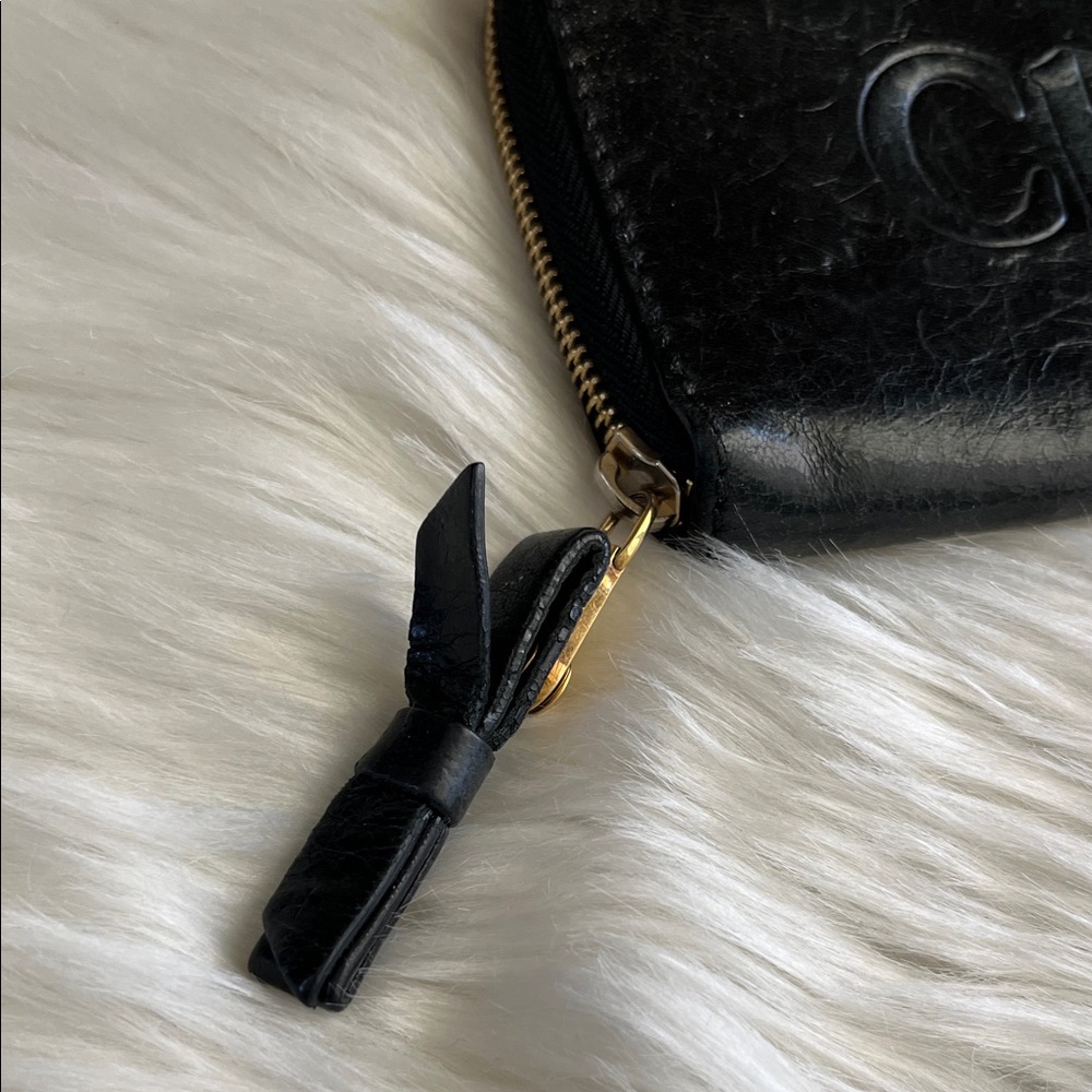 Chic Chloe Black Leather Long Wallet - Picture 3 of 14
